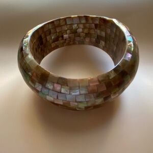 Mosaic Sea Shell Bangle/Bracelet